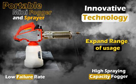 Halte - BKR® KB100 Portable Mini Fogger and Mist Sprayer Dual Operating ...