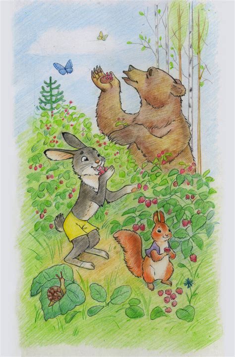 Иллюстрация Волшебные сказки-3 в стиле животные | Illustrators.ru
