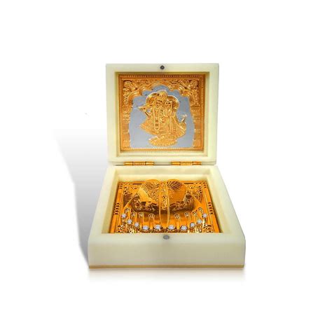 Buy De-Autocare Lord Radha Krishna Gold Plated Wealth & Prosperity ...