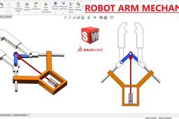 Robotic Arm SolidWorks 的图像结果