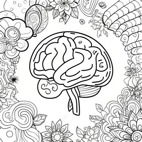 Creative Brain Coloring Page (11661-9137)
