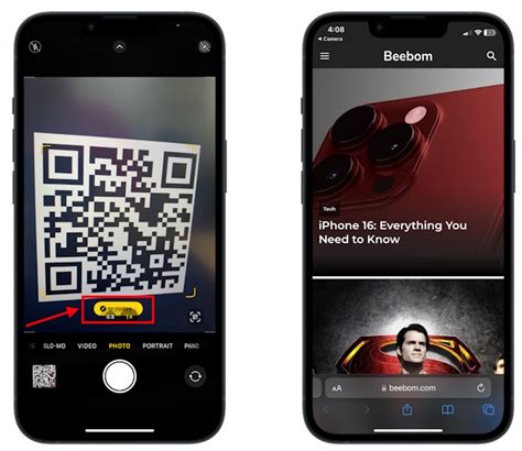 Image result for How to Scan QR Code with Apple 12 Mini