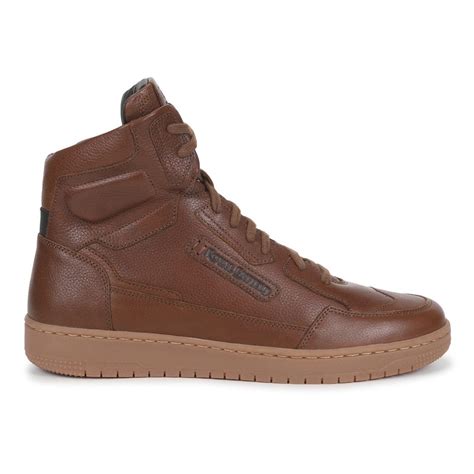 ROYAL ENFIELD STREET ACE SNEAKERS - DARK TAN