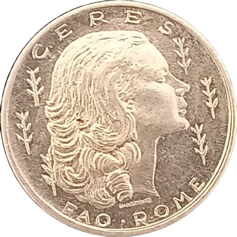 Ceres FAO Rome - La tierra tiene frutos para todos - Italy – Numista