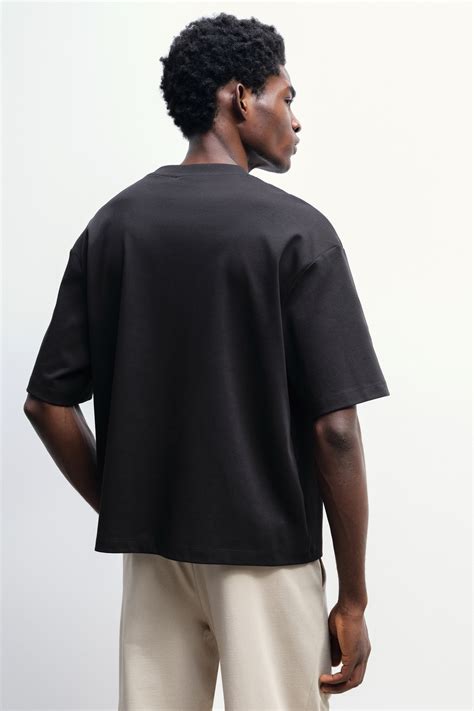 T-shirt boxy Loose Fit - Noir - HOMME | H&M FR