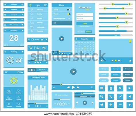 Image result for Modern GUI with Multiple Colors