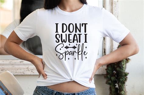 I Don't Sweat I Sparkle Svg Graphic by BDB_Graphics · Creative Fabrica