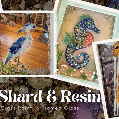 Glass Shard and Resin Painting, Create Studios, Baton Rouge, January 20 ...