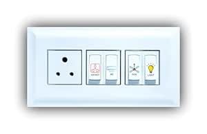 Seventh Sense-Switch ID Stickers with Name (Transparent) 208 Pieces ...