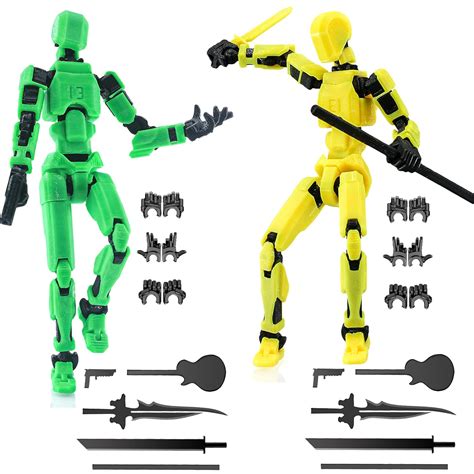 Buy AFSNWQG T13 Action Figure, (𝐀𝐬𝐬𝐞𝐦𝐛𝐥𝐲 𝐂𝐨𝐦𝐩𝐥𝐞𝐭𝐞𝐝) T13 Multi-Jointed ...