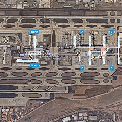 Phx Sky Harbor Terminal Map Phoenix Sky Harbor Terminal 3 Expansion