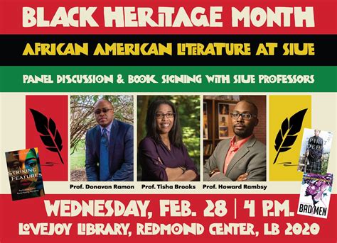 SIUE to host panel on African American literature with authors