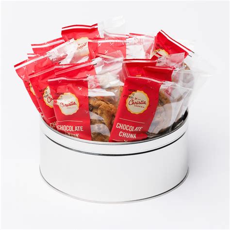 No Nut Chocolate Chunk Cookie Gift Tin (18 Cookies) | The Christie ...