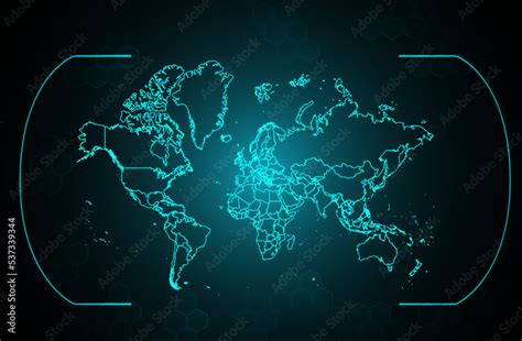 Detailed Labeled World Map 的图像结果