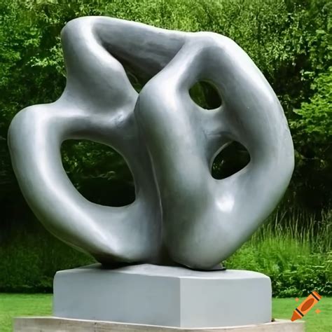 Abstract sculpture henry moore on Craiyon
