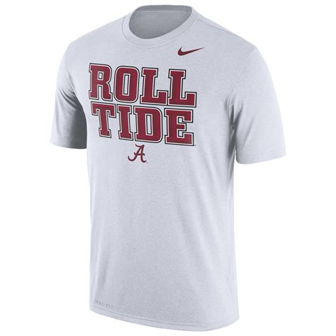 Nike Alabama Crimson Tide White Legend Authentic Local Dri-FIT T-Shirt
