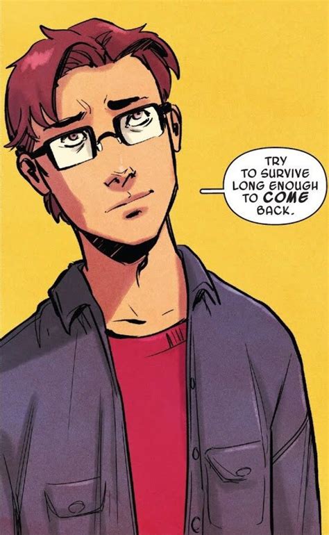 Download Red-Haired Peter Parker Comic Art Wallpaper | Wallpapers.com