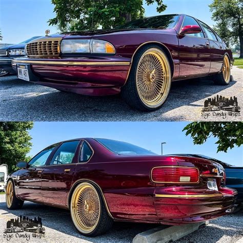 Eye Candy 🍭 • @eye_candy_whipz Clean 95 Caprice B4U on all gold spokes ...