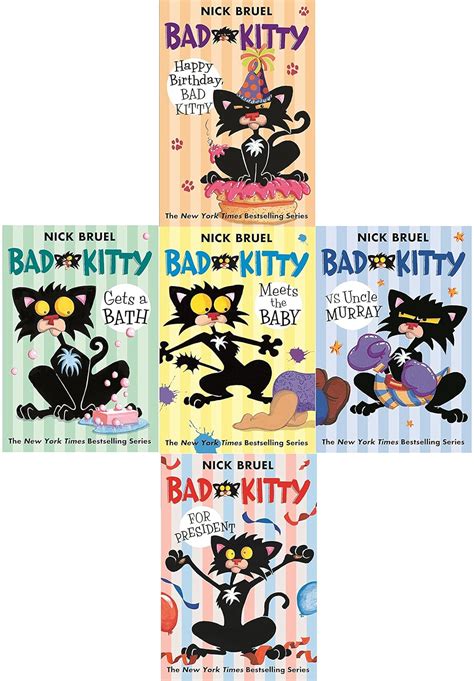 Bad Kitty 5 Book Set: Bad Kitty for President / Bad Kitty Meets the ...