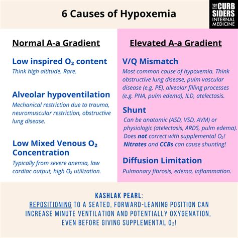 Oxygen Therapy Causes Of Hypoxemia at Isaac Soundy blog
