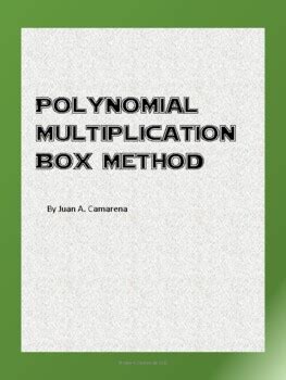 Image result for Polynomial Multiplication Box Method