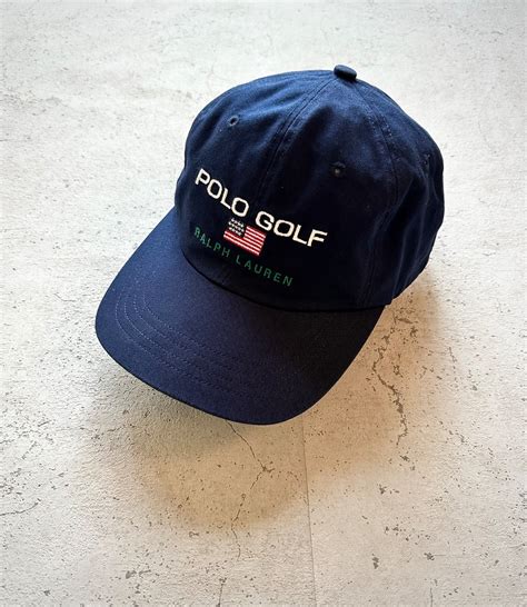 90s-00s RALPH LAUREN - POLO GOLF / ALL COTTON 6-P CAP OLD VINTAGE ラルフ ...