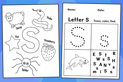 Free Letter S Worksheets For Preschool & Kindergarten | Kids ...
