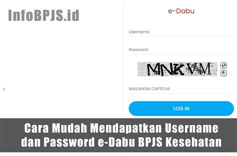 Cara Mudah Mendapatkan Username dan Password e-Dabu BPJS Kesehatan ...