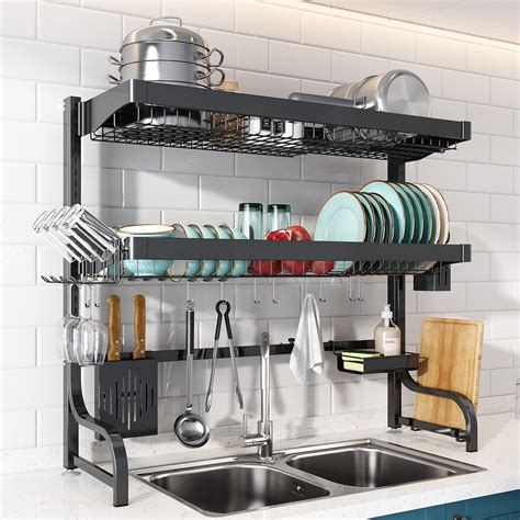 MAJALIS 3 Tier Stainless Steel Dish Drying Rack with India | Ubuy