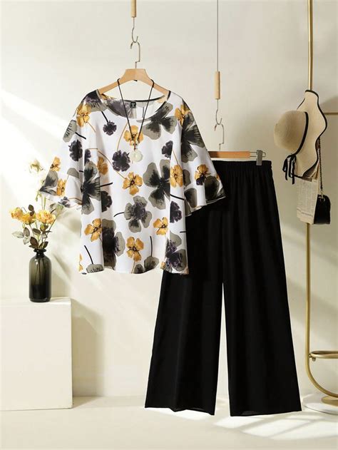 Nature-Inspired Print Co-Ord Set – Chic & Unique – plazzochic