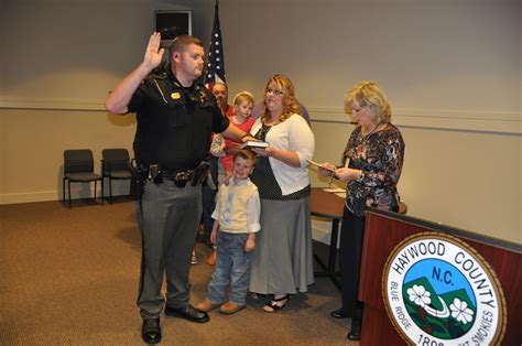 Haywood County Sheriff's Office Promotion Ceremony - Haywood County ...