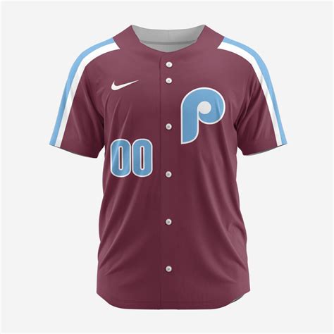 MLB Philadelphia Phillies Personalized Reverse Retro Concept Design ...