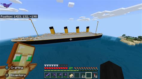 Image result for Minecraft Easy Titanic Tutorial