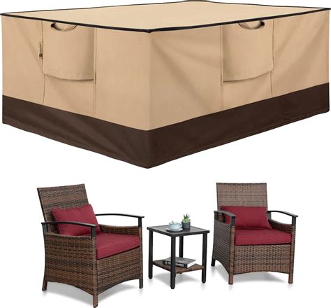 Amazon.com: PatioGem Outdoor Table Covers Waterproof Rectangle, 62”Lx42 ...