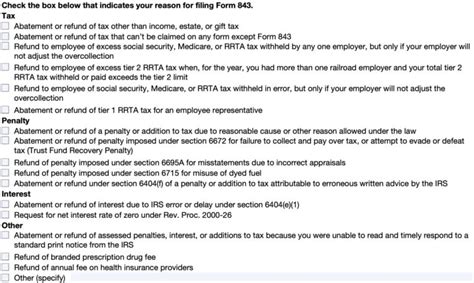 Image result for Explanation Example of Form 843