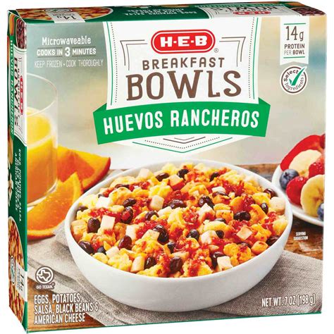 H-E-B Frozen Breakfast Bowl - Huevos Rancheros - Shop Entrees & sides ...
