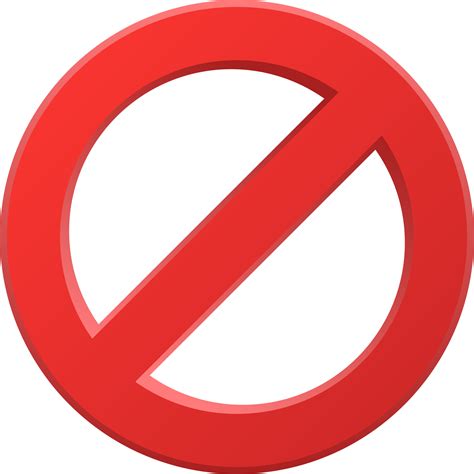 Prohibited Sign Clipart Transparent Png Hd Prohibition Sign No | My XXX ...