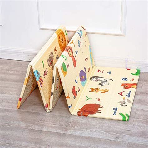 Buy Kiesh Extra Large Baby Play Mat Foldable Reversible Non Toxic Foam ...