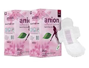 Buy Sizi Organic Cotton Ultra Thin Sports Panty liners for Periods ...