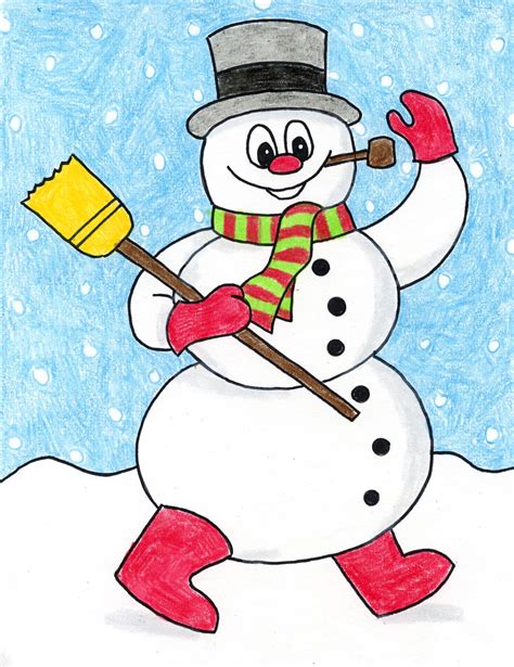 Image result for Snowman Drawing