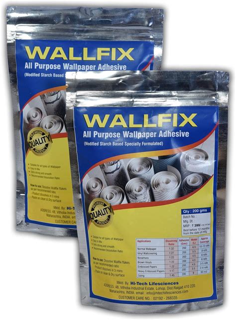Wallfix Wallpaper Adhesive All Purpose Modified Starch Based Flakes ...
