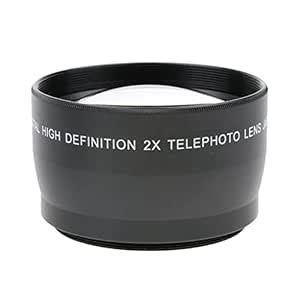 VELURA 55mm 2X 2.0X Magnification Tele Telephoto Lens for Canon Nikon ...
