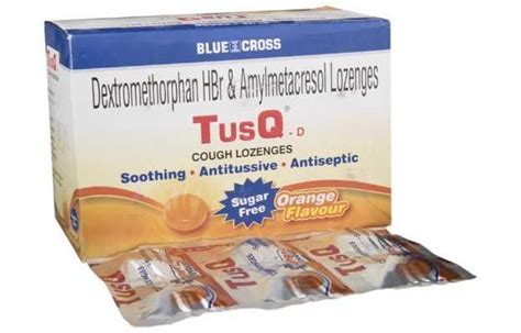 Tusq D Orange Cough Logenges 6's Price, Uses, Side Effects, Composition ...