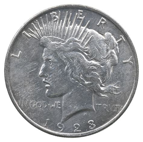 Early - 1923 Peace Silver Dollar - 90% US Coin | Property Room