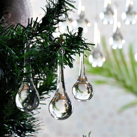 Amazon.com: Clear Glass Ornaments- 100 Piece- Clear Glass Teardrop ...