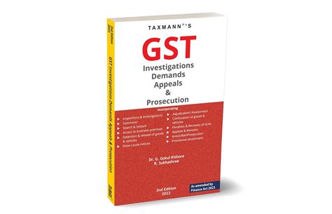 Buy Taxmann’s GST Investigations Demands Appeals & Prosecution – Lucid ...