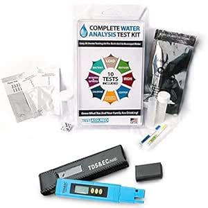 Test Assured Complete Water Test Kit with TDS Meter for Home : Amazon ...