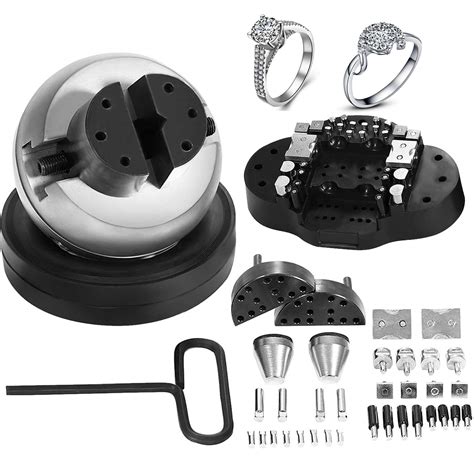 Buy VEVOR Ball Vise 5" Engraving Setting Tool 360°Rotation Engraving ...