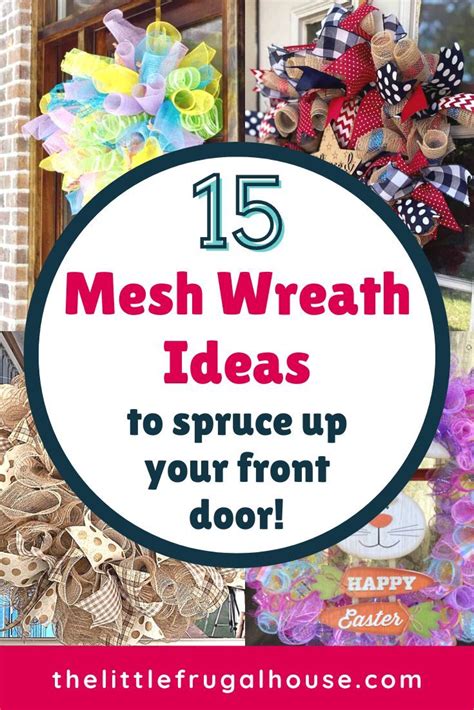 Mesh Wreath DIY Easy 的图像结果