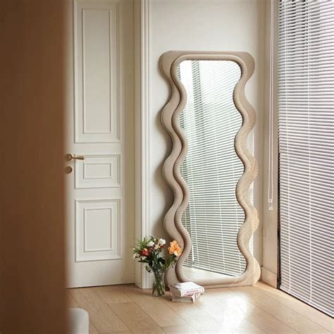 COZONI Wavy Floor Mirror | Full Length Mirror